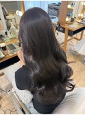 7トーングレージュ　透明感カラー　髪質改善