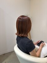 シプ 丸亀(sip)&nbsp;切りっぱなしボブ　タッセルボブ　レッドブラウン　ボブレイヤー