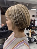 アッシュ 吉祥寺店(Ash)&nbsp;脱白髪染めファイバープレックスハイライト＋イルミナカラー