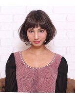 ヘアージェニック(hair genic) ワイドバングうるツヤボブ