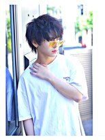 【フォルテ 飯塚裕士】くせ毛風パーマミニウルフ