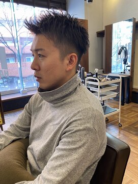 アイリーヘアデザイン(IRIE HAIR DESIGN) 【IRIE HAIR赤坂】ワイルドアップバング×ソフトツーブロック