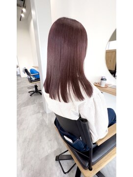 アノネ(anone) 髪質改善×ストレート×ボルドー