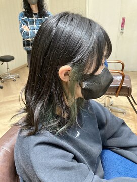カシータ ヘア リゾート イオンモール熱田店(Casita hair resort) オリーブカラー×インナーカラー
