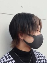 アクトスタイリッシュヘアー 知立(Act stylish hair)&nbsp;メンズセンターパートウルフ韓流スタイル
