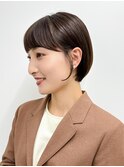【長谷川】チョコレートブラウンショートヘア