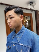 ヘアーラボ ハチ(HAIR LABO HACHI)&nbsp;ローフェード　サイドパート