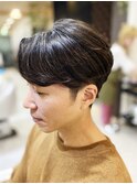 ナチュラルセンターパートメンズ