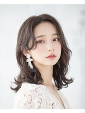 シェルベアー(Shell Bear) 【銀座】くびレイヤー小顔レイヤーロンググレーベージュ