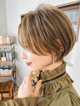 ハルキミナト ジャパン トウキョウ(HARUKI MINATO japan TOKYO) 20代30代40代50代耳かけショート前髪なしハンサムショートカット