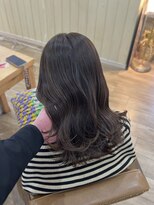 ヘア カンパニー トワ 千葉店(TOWA)&nbsp;オリーブベージュ/ブリーチなし/透明感カラー/ダブルカラー/千葉