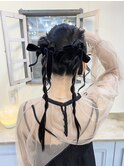 ・韓国ヘアアレンジ