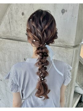 オウン(AUN) Wedding前撮りヘアセット