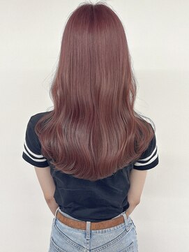 ノウハウ キョウト(KNOWHOW kyoto) ピンクベージュ/ブリーチカラー/ツヤ髪ロング