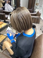 デザインカラーハイライトカラーケアブリーチダブルカラー渋谷