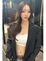 ランズ(LANDS)&nbsp;シアーベージュ　レイヤーカット 【韓国ヘア 大阪 梅田】