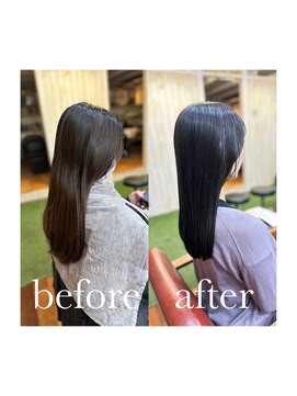 スミカ(sumica) #艶カラー #ダークグレー #髪質改善