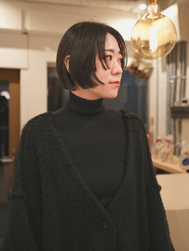 オンド 中目黒(ond) 【前上がりボブ】中目黒/レイヤー/20代/30代/髪質改善/ショート