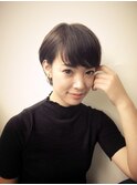 【丸いシルエット】　丸みショートボブ　【下高井戸】