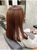 艶カラー×オレンジベージュ