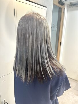 ビス フルール 日暮里店(Vis fleur) トリプルカラー/ホワイトグレー/アンブレラカラー