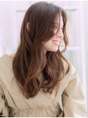 かきあげ前髪外国人風オンブレレイヤーロングh3上尾20代30代40代