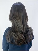顔周りレイヤー韓国ヘア美髪ロング_ba541251
