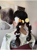 編みおろしツイン