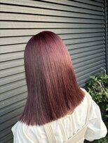 サロウィン 岡山店(SALOWIN)&nbsp;チェリーブラウン韓国風ロブ