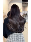 【チョコレートブラウン&レイヤーカット】《福岡髪質改善》