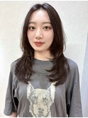 ハッシュカット レイヤーカット ハイライトカラー