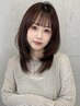 カット+透明感プラチナカラー+オーダーメイドケラスターゼトリートメント