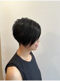 ニューヨークドライカット×刈り上げハンサムショート