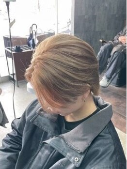 クレオ 福大通り店(CREO)の写真/【メンズ専門サロン】最旬のデザインカラーもCREOで叶う★あなたに似合う理想の色味にスタイルチェンジ！