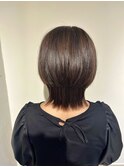 艶感マッシュウルフ/髪質改善/艶カラー/小顔カット/30代/40代