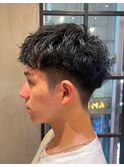 ツイストスパイラルパーマ/スパイキーショート/ツーブロック