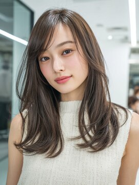 リリック(LyriQ) 髪質改善/アッシュブラウン/レイヤーカット