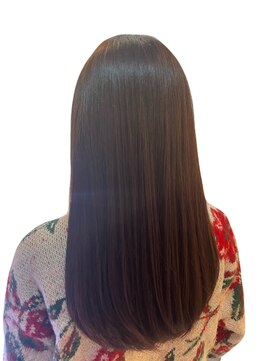 ヘアーズファイン(hair's fine) 秋色◎チョコレートブラウンロング×暗髪透明感カラー