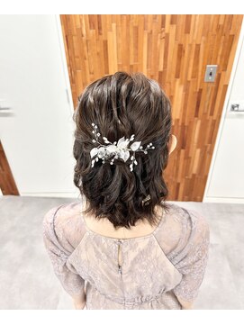 イム(IMU) ボブハーフアップ