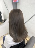 髪質改善カラー/オリーブショコラグレージュ