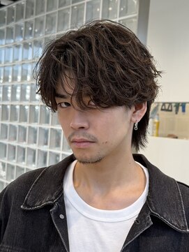 フィフスパーク(fifth PARK) 渋谷シャドウパーママッシュルーズパーマ緩めセンターパート10代