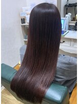 ヘアアトリエ ナイン 岡部店(hair atelier nine)&nbsp;ヘッドスパ/チェリーレッド/ハイレイヤーウルフ/髪質改善/福島市