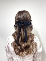 ヒュミ(hymy) 結婚式参列に♪/お呼ばれヘア/おとなっぽヘア/ゆるふあ/