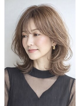 ハーツ(Heart's) 白髪ぼかし脱白髪染め大人レイヤー40代50代60代