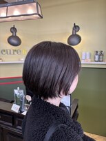 キュアケー(cureK)&nbsp;長めショート×透明感グレージュ