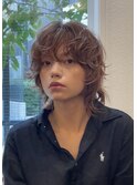 大人ウルフレイヤーパーマ
