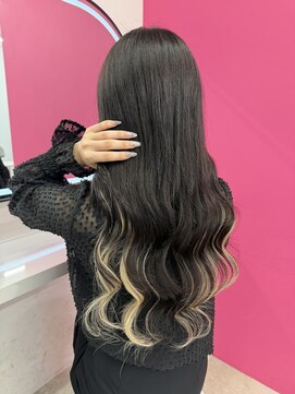 ロサ ファイブヘアー(Rosa..5Hair) 黒髪×インナーホワイト