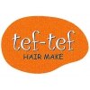 テフテフヘアーメイク(tef tef hair make)のお店ロゴ
