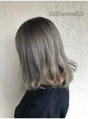 透明感プラチナシルバー