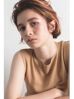 ハニーマスタード(HONEY MUSTARD)&nbsp;耳かけオールバック風なルーズボブ